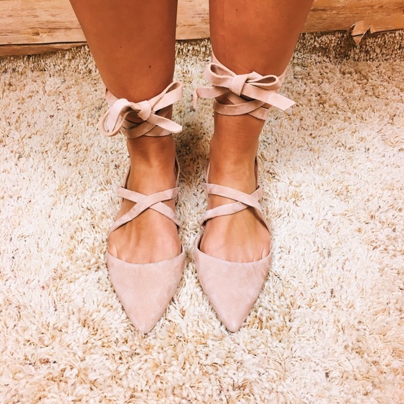 ✨BCBGENERATION Tie Up Ballet Inspired Flats 8 - Picture 2 of 5